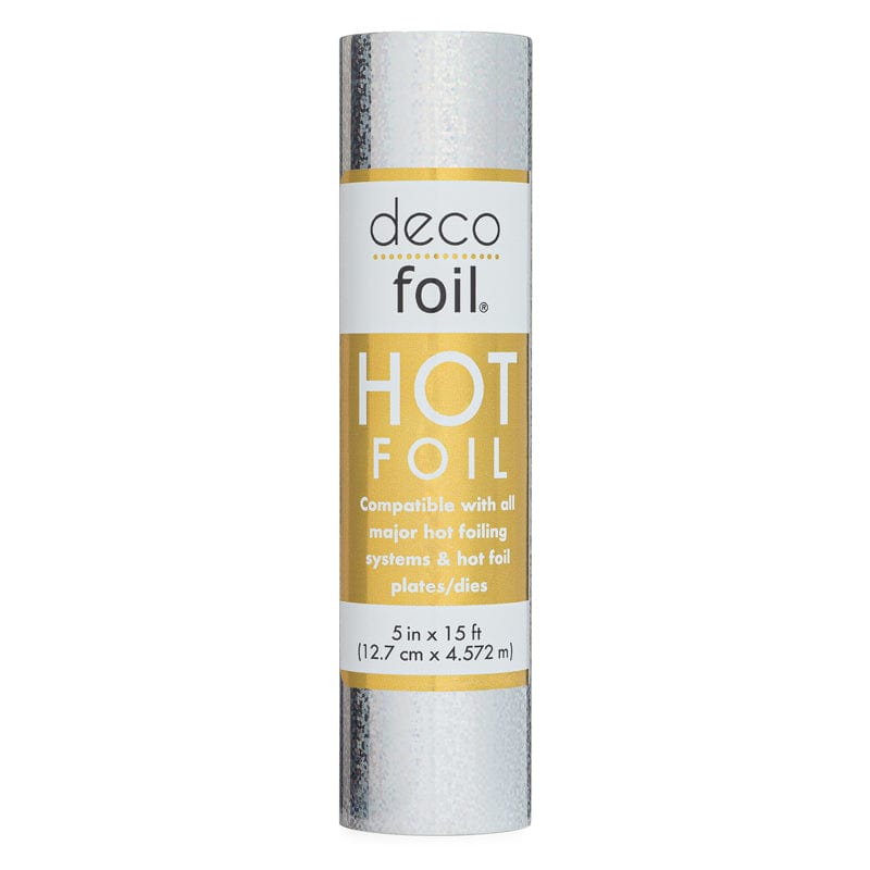 Therm O Web Deco Foil Hot Foil Roll 5 in x 15 ft - Silver Stardust 5659