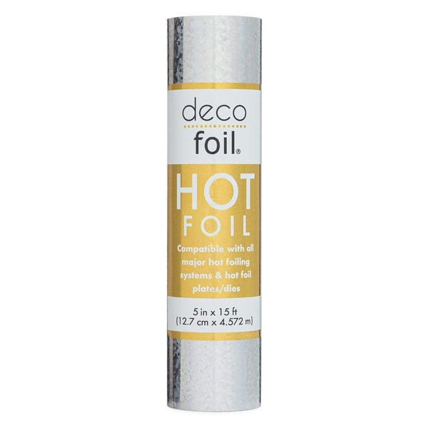Deco Foil Hot Foil Roll 5 in x 15 ft - Silver Unicorn (NOT FOR USE