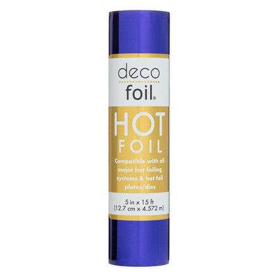 Therm O Web Deco Foil Hot Foil Roll 5 in x 15 ft - Violet 5656