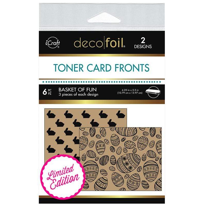 Therm O Web Deco Foil Kraft Toner Card Fronts - Basket of Fun 5599