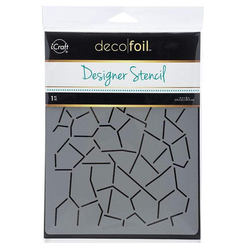 Therm O Web Deco Foil Stencil, Crackle 5505