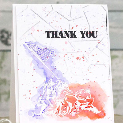 Therm O Web Deco Foil Stencil, Crackle 5505