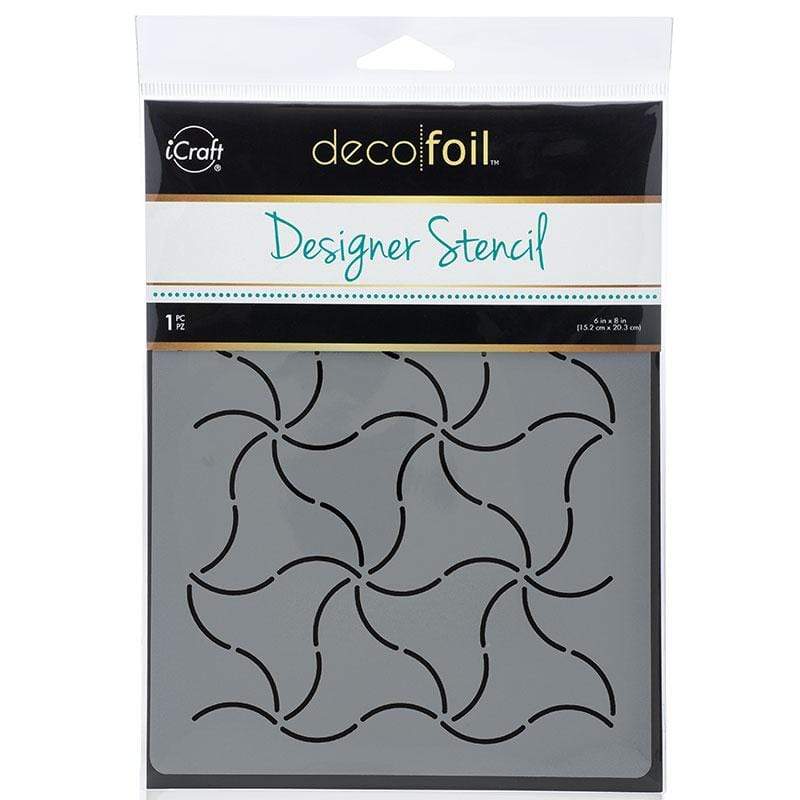 Therm O Web Deco Foil Stencil, Pinwheels 5507