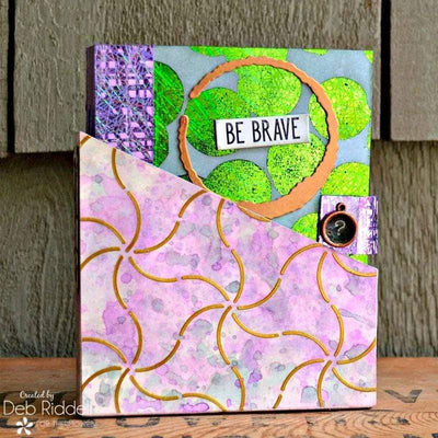 Therm O Web Deco Foil Stencil, Pinwheels 5507