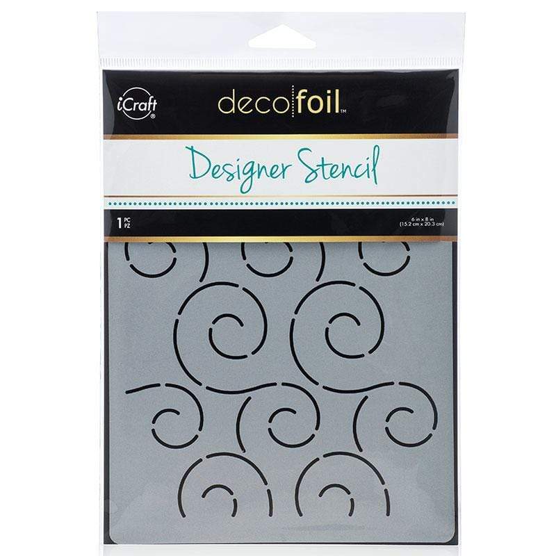 Therm O Web Deco Foil Stencil, Swirls 5506