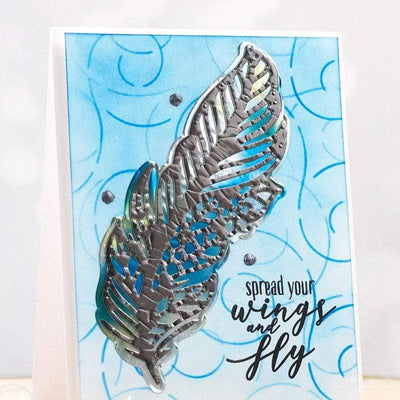 Therm O Web Deco Foil Stencil, Swirls 5506