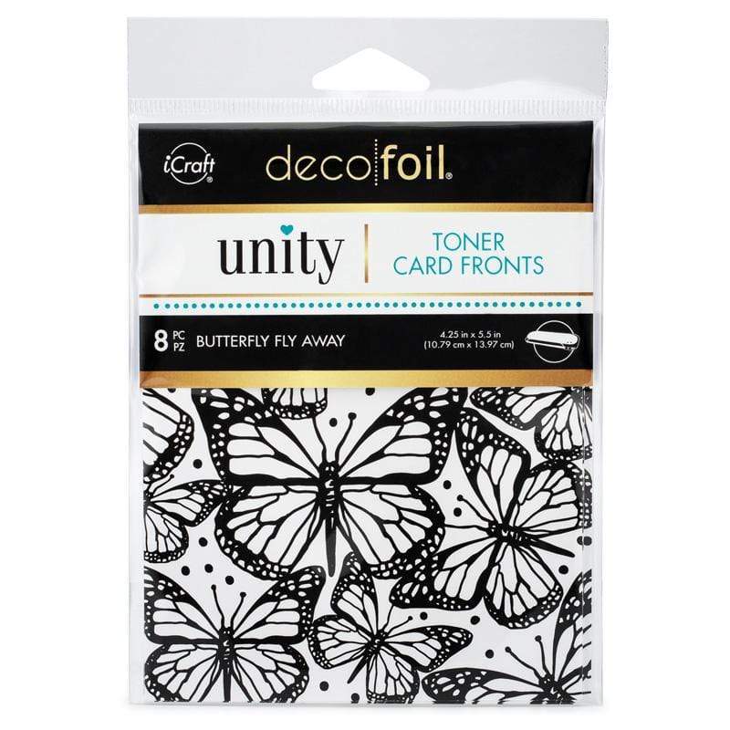 Therm O Web Deco Foil Toner Card Fronts by Unity, Butterfly Fly Away 19047