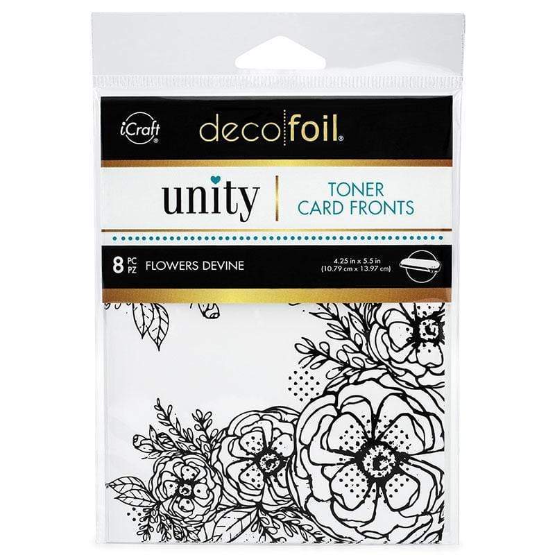 Therm O Web Deco Foil Toner Card Fronts by Unity, Flowers Devine 19052