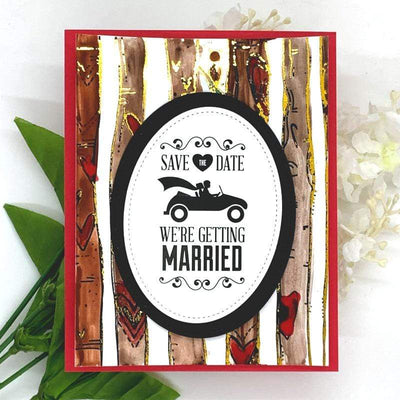 Therm O Web Deco Foil Toner Card Fronts by Unity, Heart Trees 19049