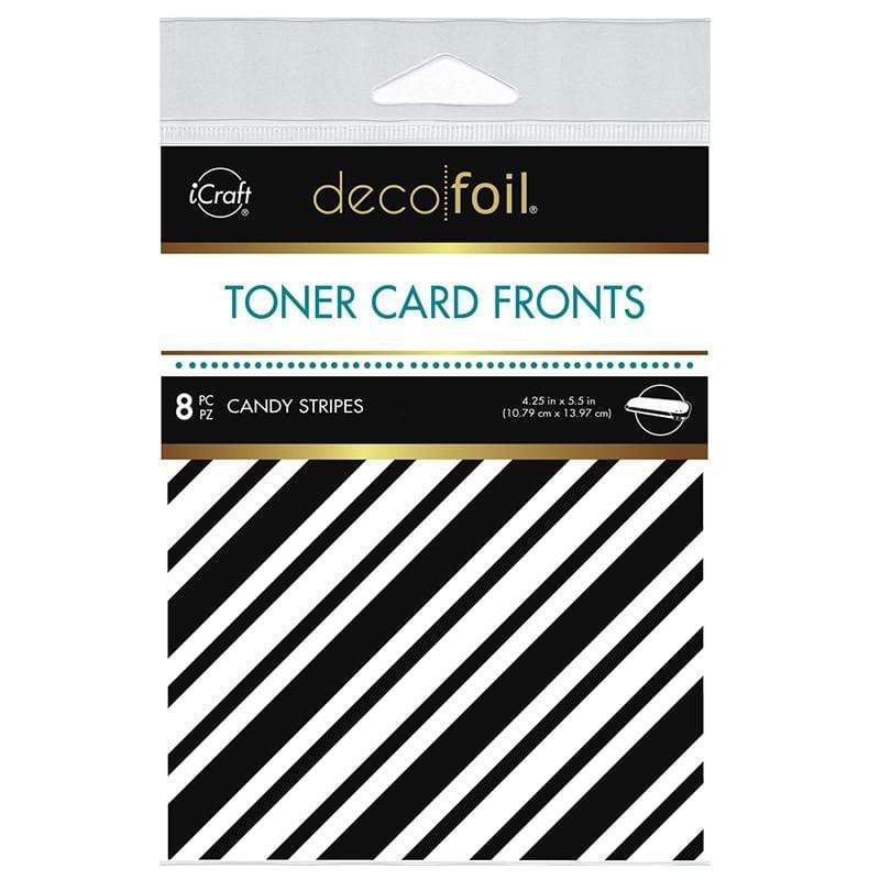 Therm O Web Deco Foil Toner Card Fronts - Candy Stripes 5578