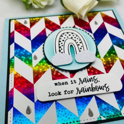 Therm O Web Deco Foil Toner Card Fronts - Chic Chevrons 5583