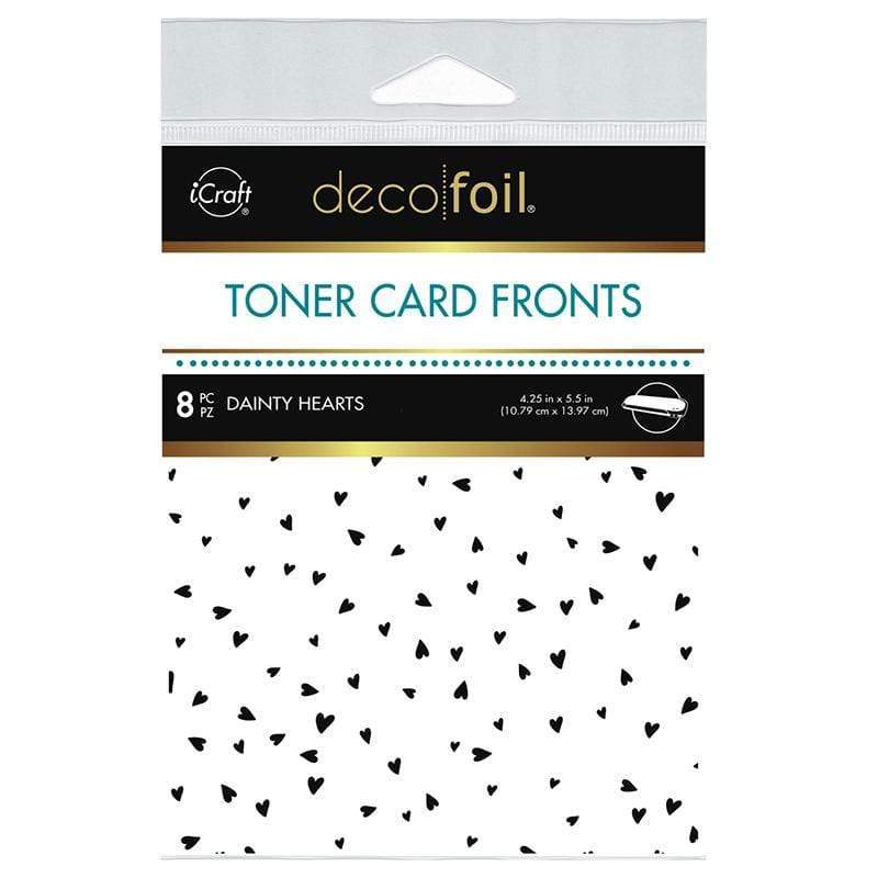 Therm O Web Deco Foil Toner Card Fronts - Dainty Hearts 5588