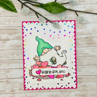 Therm O Web Deco Foil Toner Card Fronts - Dainty Hearts 5588