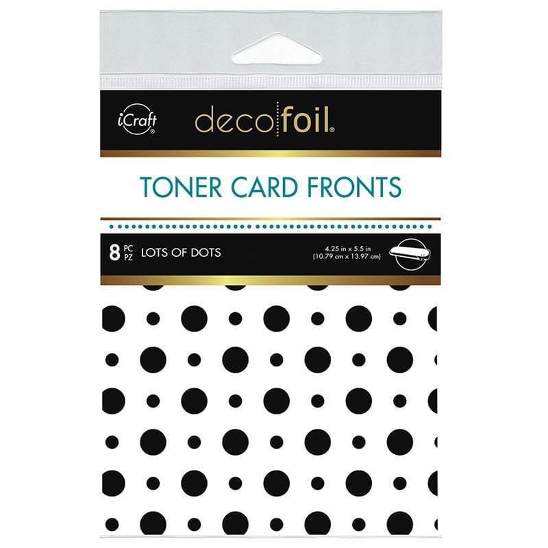 Therm O Web Deco Foil Toner Card Fronts - Lots of Dots 5568