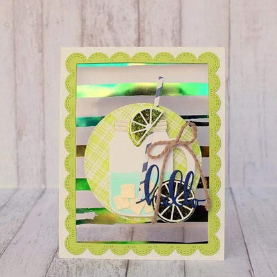 Therm O Web Deco Foil Transfer Sheets, Emerald Watercolor 5310.5