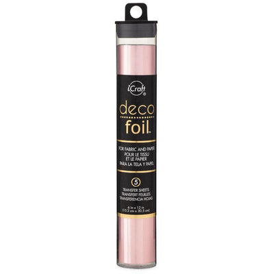 Therm O Web Deco Foil Transfer Sheets, Pink Quartz 5132.5