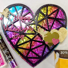 Icraft Deco Foil Transfer Sheet, 5 Pcs 6X12, Silver