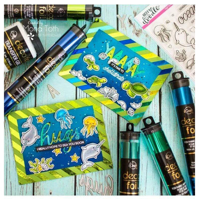 Therm O Web Deco Foil Transfer Sheets, Spring Green 5126.5