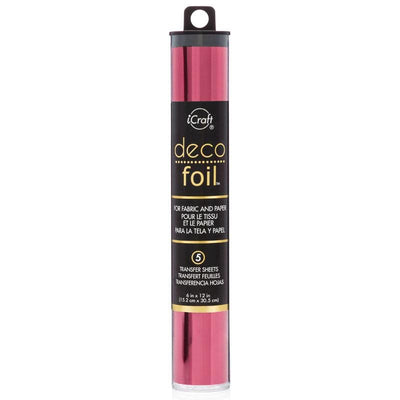 Therm O Web Deco Foil Transfer Sheets, Wild Cherry 5128.5