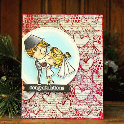 Therm O Web Deco Foil Transfer Sheets, Wild Cherry 5128.5