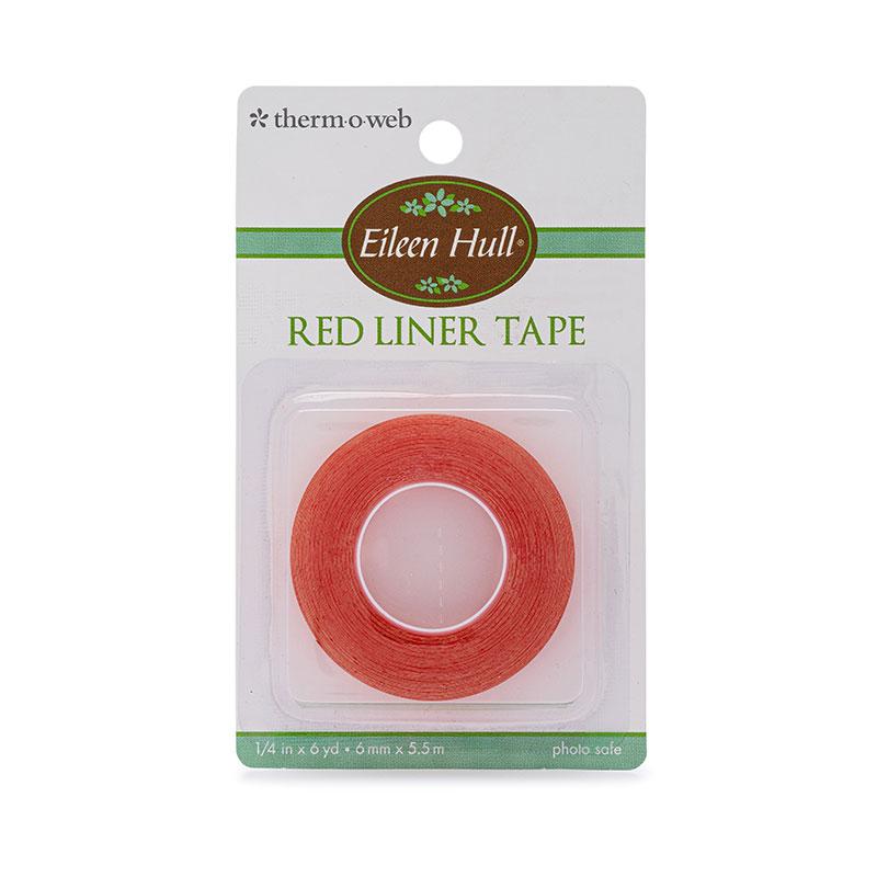 Therm O Web Eileen Hull Red Liner Tape, 1/4", Clear 19032
