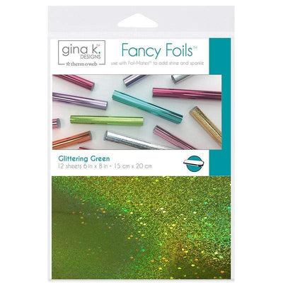 Therm O Web Gina K. Designs Fancy Transfer Foil, Glittering Green 18063