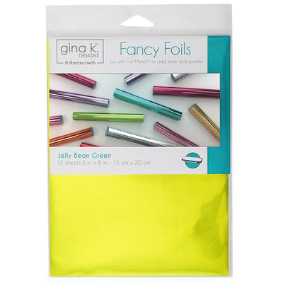 Therm O Web Gina K. Designs Fancy Transfer Foil, Jelly Bean Green 18036