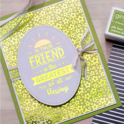 Therm O Web Gina K. Designs Fancy Transfer Foil, Jelly Bean Green 18036