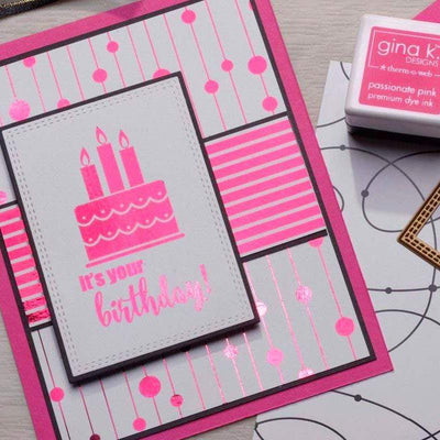 Therm O Web Gina K. Designs Fancy Transfer Foil, Passionate Pink 18035