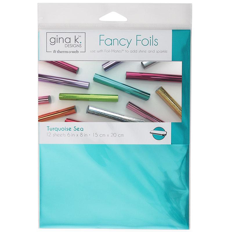 Gina K Fancy Foil Turquoise Sea Gina K Fancy Foil Turquoise Sea