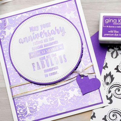 Therm O Web Gina K. Designs Fancy Transfer Foil, Wild Lilac 18034
