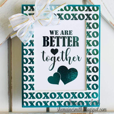 Therm O Web Gina K. Designs Foil-Mates Backgrounds, Love and Kisses 18064