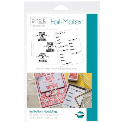 Therm O Web Gina K. Designs Foil-Mates Invitations, Wedding 18028