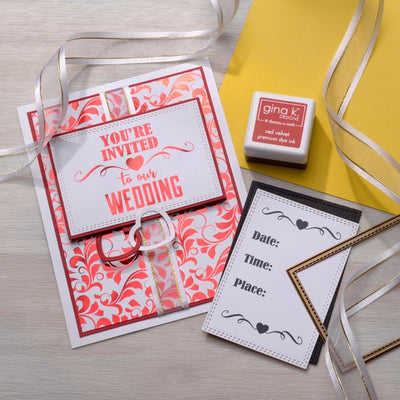 Therm O Web Gina K. Designs Foil-Mates Invitations, Wedding 18028