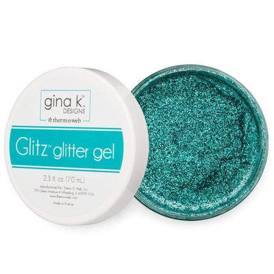 Therm O Web Gina K. Designs Glitz Glitter Gel, Turquoise Sea 18137