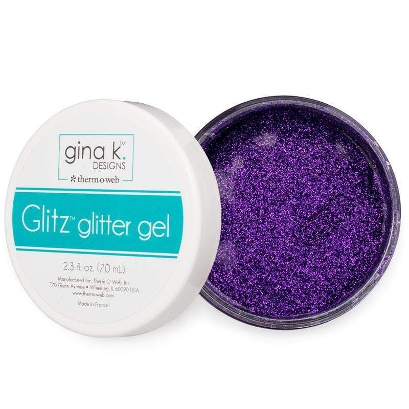 Therm O Web Gina K. Designs Glitz Glitter Gel, Wild Lilac 18138