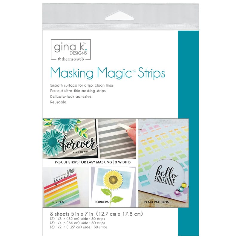 Therm O Web Gina K. Designs Masking Magic Strips, 8 pack 18196