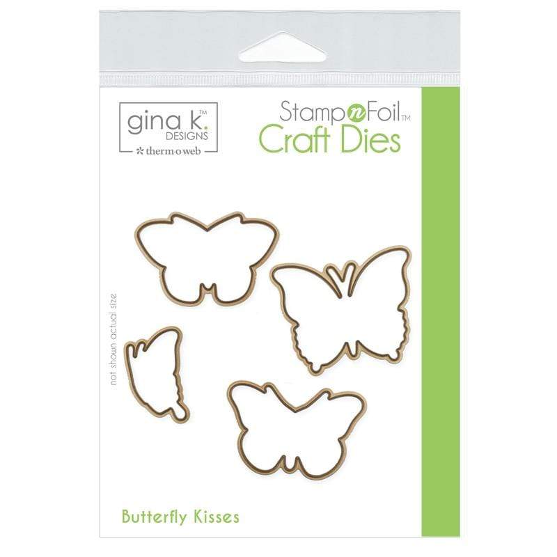 Therm O Web Gina K. Designs StampnFoil Die Set, Butterfly Kisses 18081