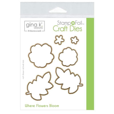 Therm O Web Gina K. Designs StampnFoil Die Set, Where Flowers Bloom 18083