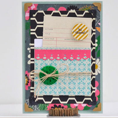 Therm O Web Glitter Dust Photo Corners, Black Nickel 3115