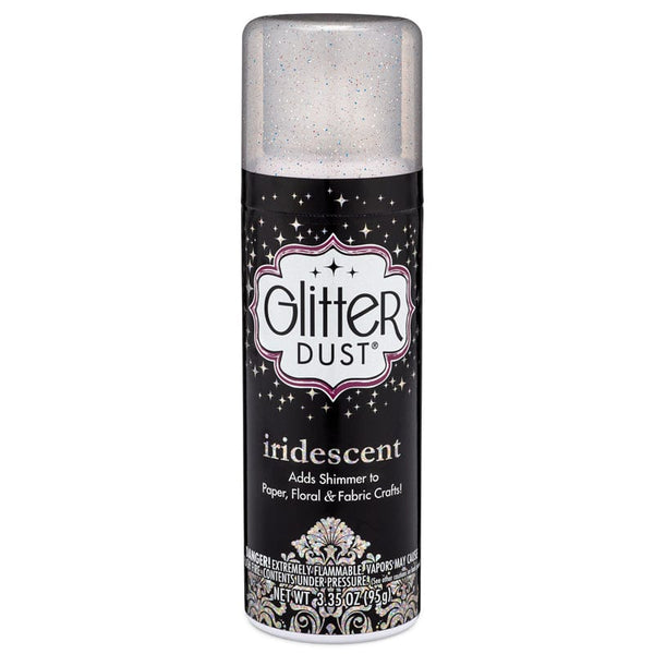 Glitz' Iridescent White Glitter Paper