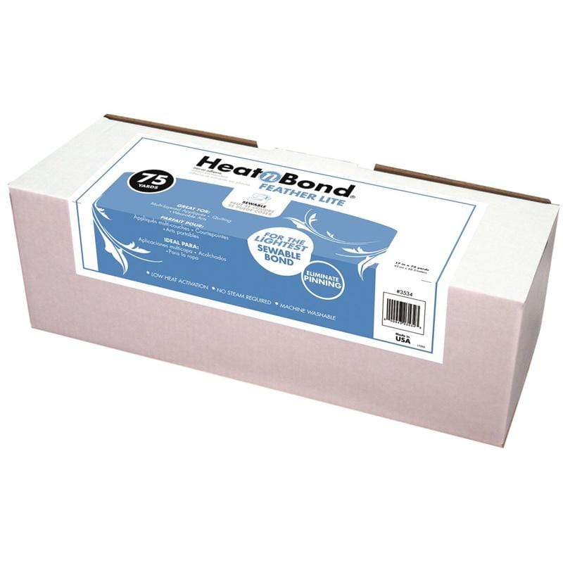 Therm O Web Heatnbond FeatherLite Iron-On Adhesive Roll Display Box, 17 in x 75 yds 3534
