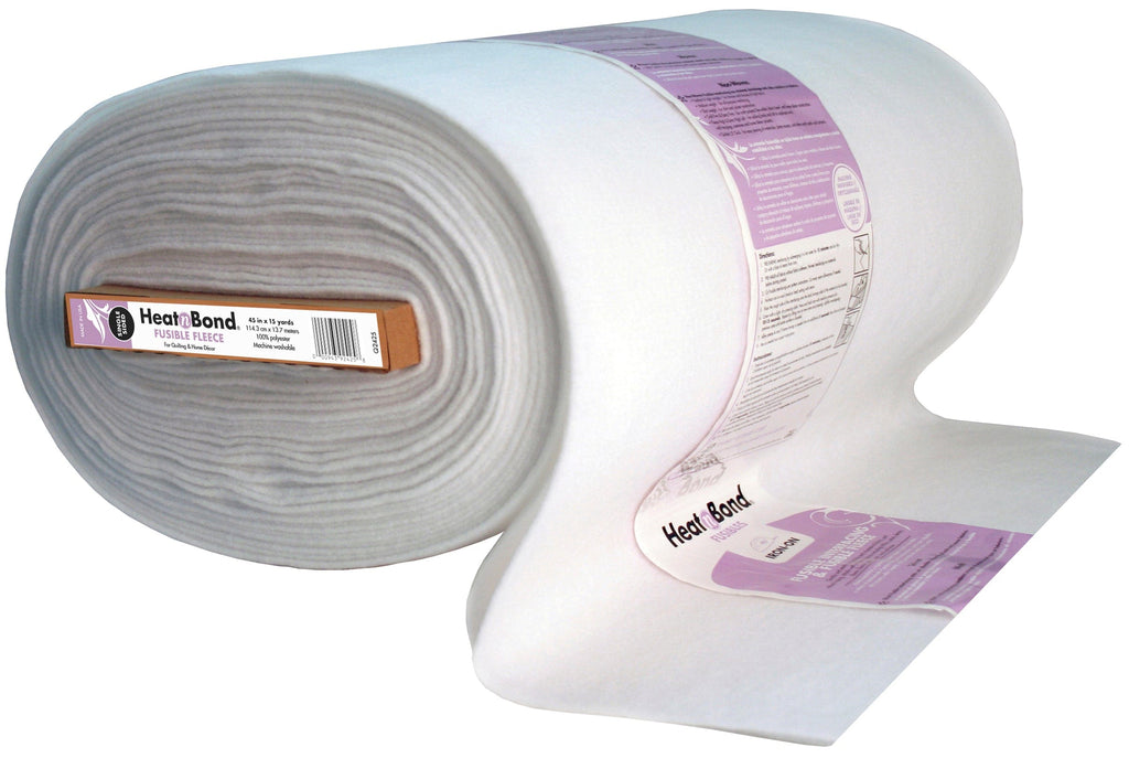 Heat N Bond Fusible Fleece Batting Polyester Interfacing - 45 x 5 yds. -  White