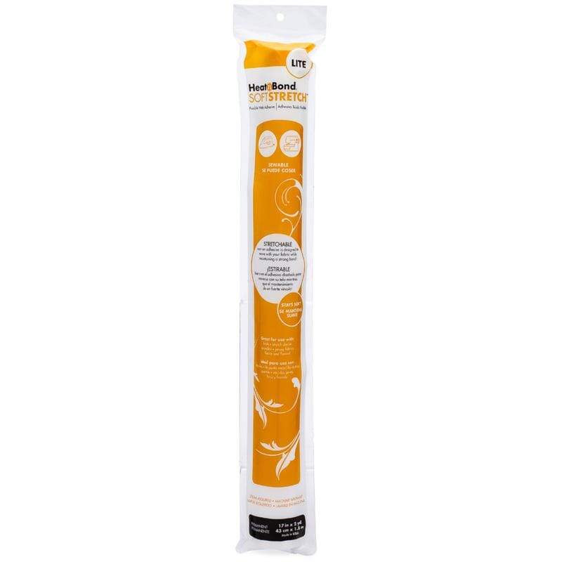 Therm O Web HeatnBond Soft Stretch Lite Iron-On Adhesive Roll, 17 in x 2 yds 3537