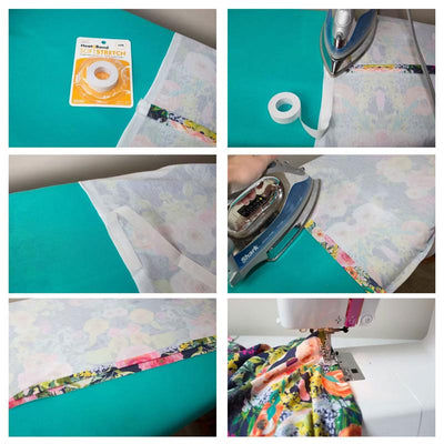 Therm O Web HeatnBond Soft Stretch Lite Iron-On Adhesive Tape, 5/8 in x 10 yds 3536