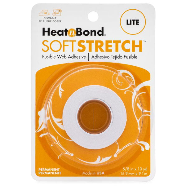 HeatnBond Ultrahold Soft Stretch Iron-On Adhesive-.625X10yd