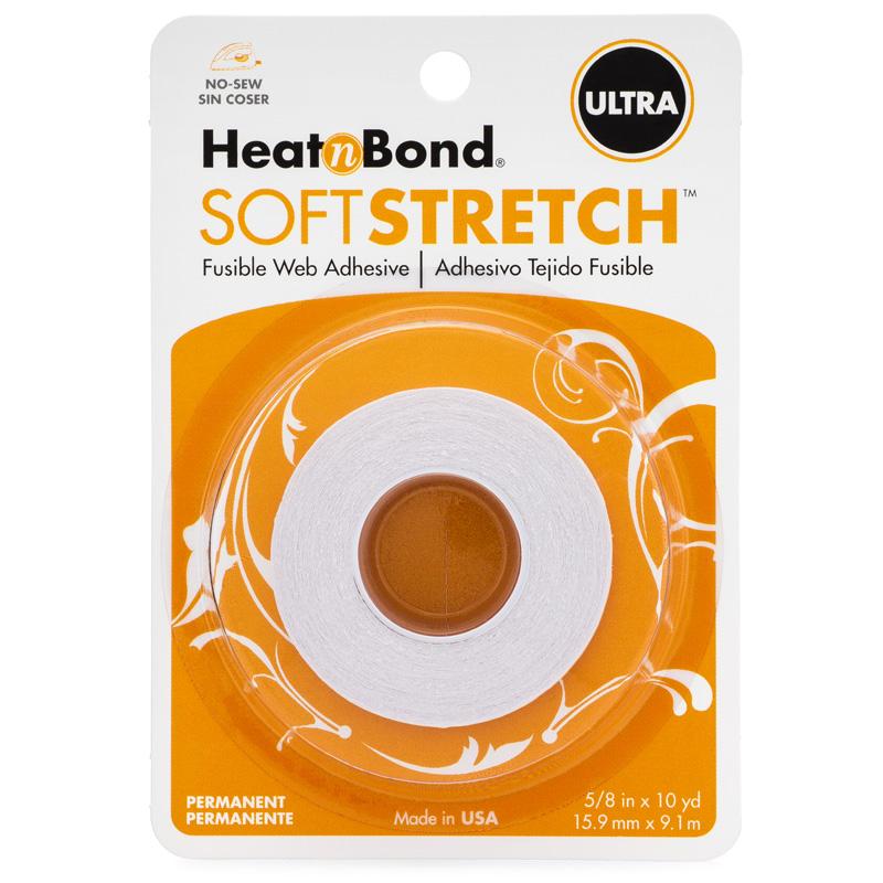 HeatnBond Soft Stretch Ultra Iron-On Adhesive Tape, 5/8 in x 10yds –