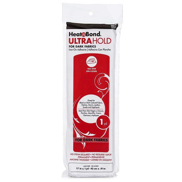 HeatnBond UltraHold Iron-On Adhesive 5/8x10yd, For Dark Fabrics