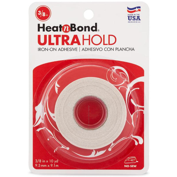 Heatnbond Ultrahold Iron-On Adhesive Tape, 7/8 Inch x 10 Yds, Black 