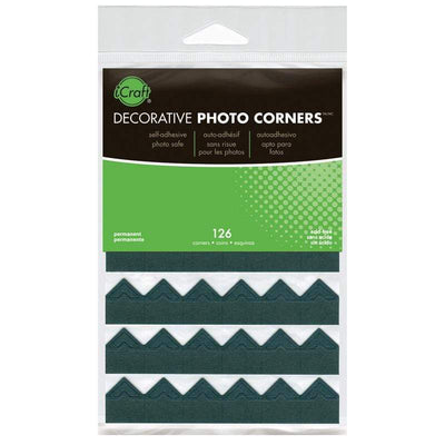 Therm O Web iCraft Decorative Photo Corners, Black 3868